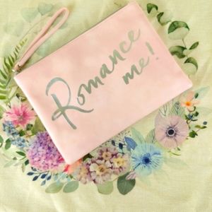 NEW Calvin Klein Pink clutch make up bag